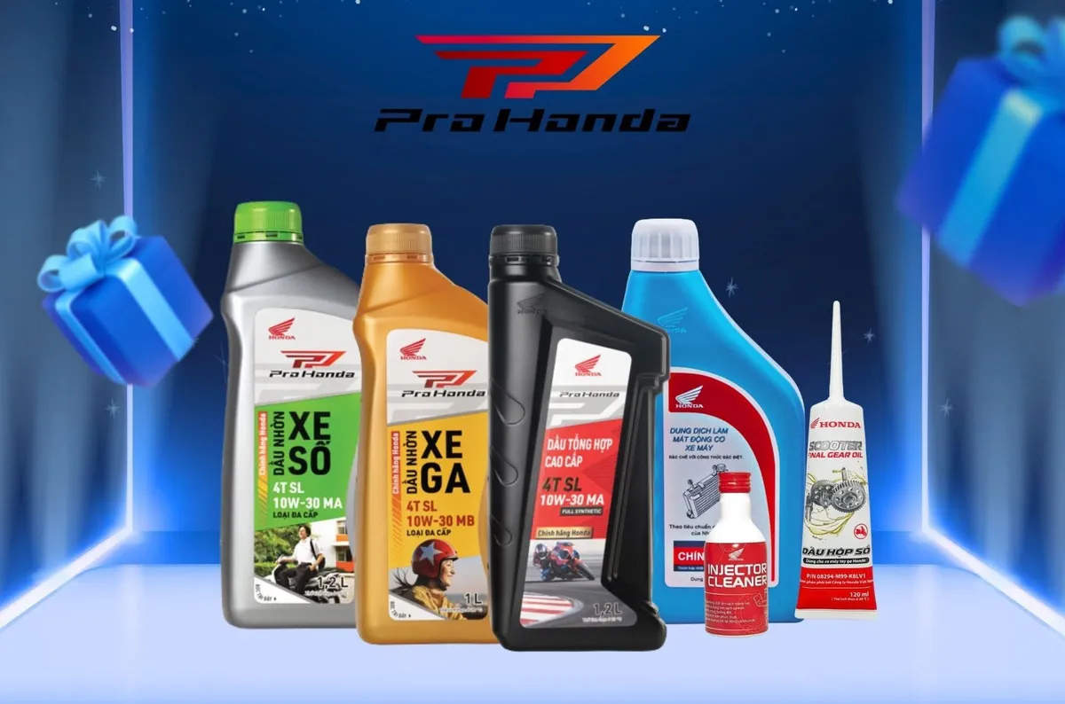 Khuyến Mãi Đặc Biệt Cùng Dầu Nhớt & Nước Làm Mát Honda