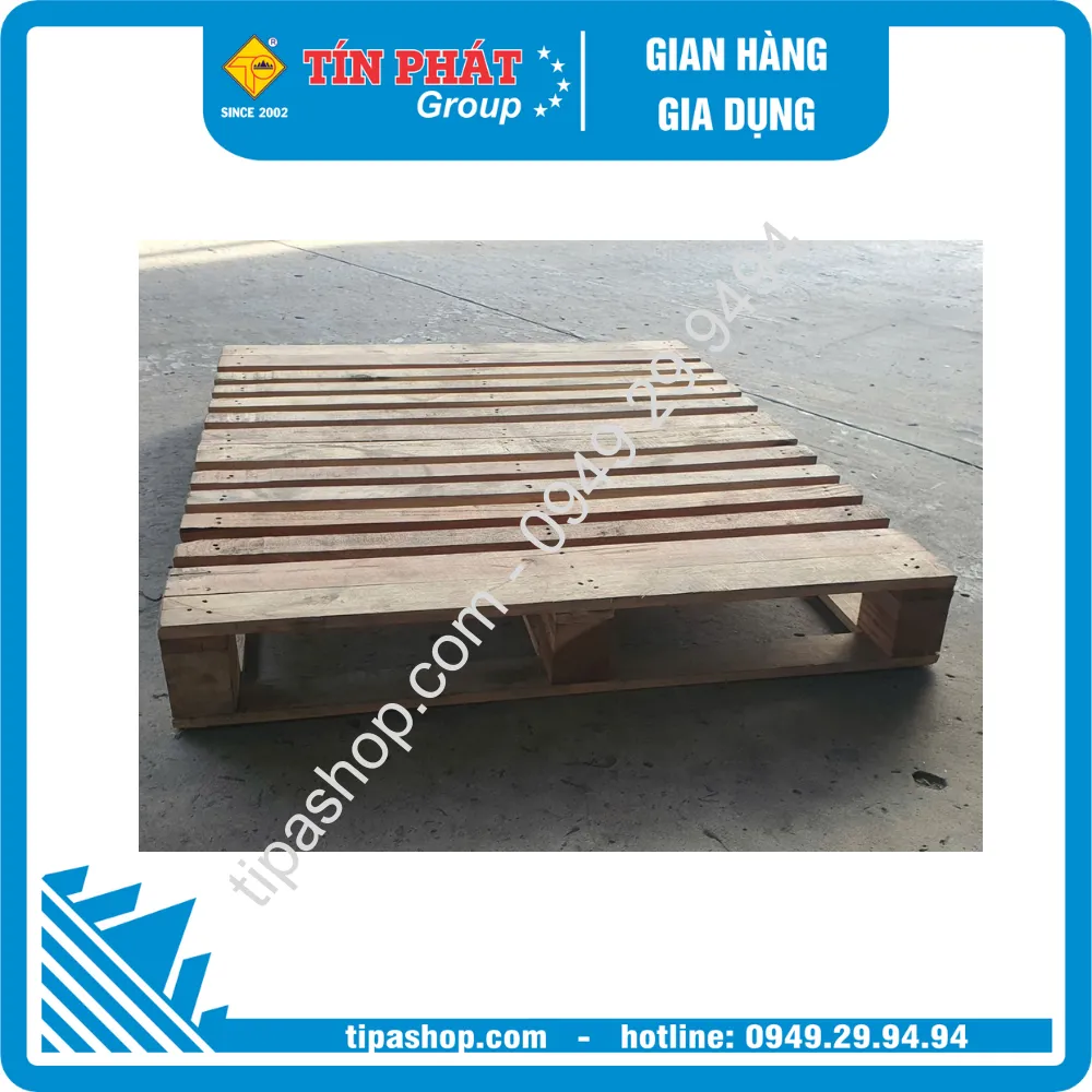 (New 98%) PALLET GỖ 1m2 x 1m - Đã qua sử dụng 