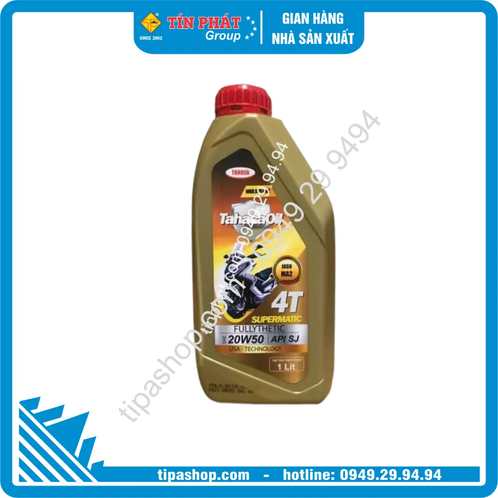 Nhớt Tahasa 4T 20W50 API: SJ 24 x1L