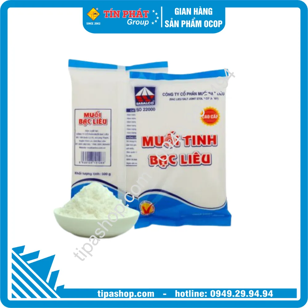 Muối tinh - Gói 0.5KG