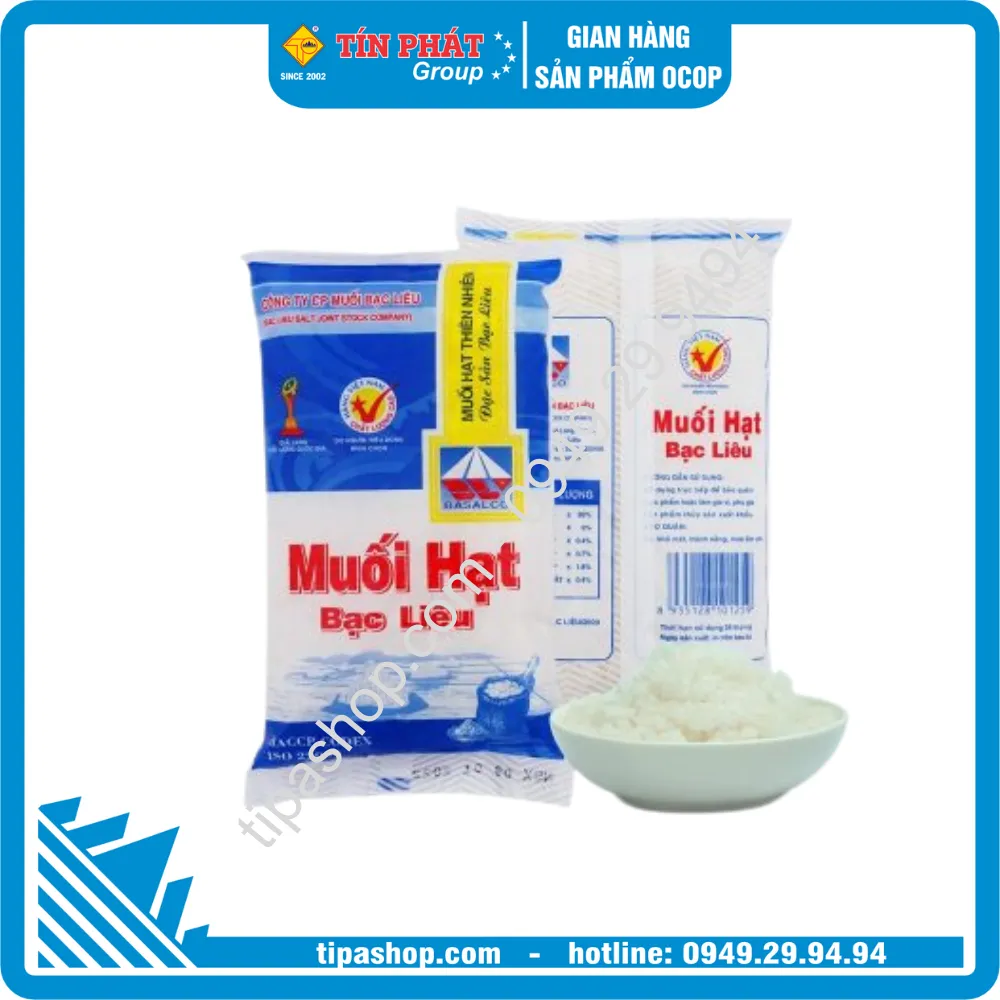 Muối hạt - Gói 0.5KG