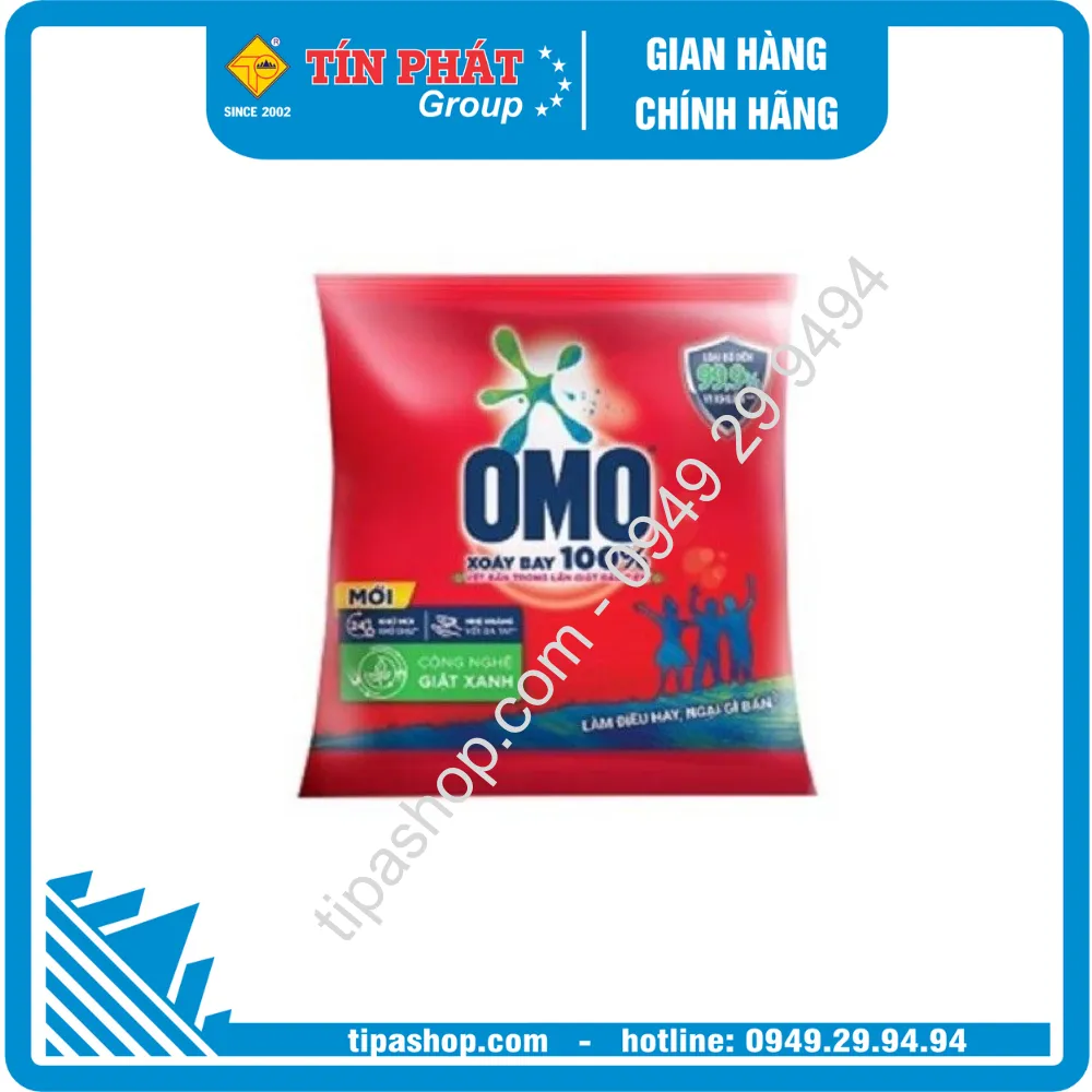 OMO Bột Giặt Đỏ Hương Thơm Mát 100g