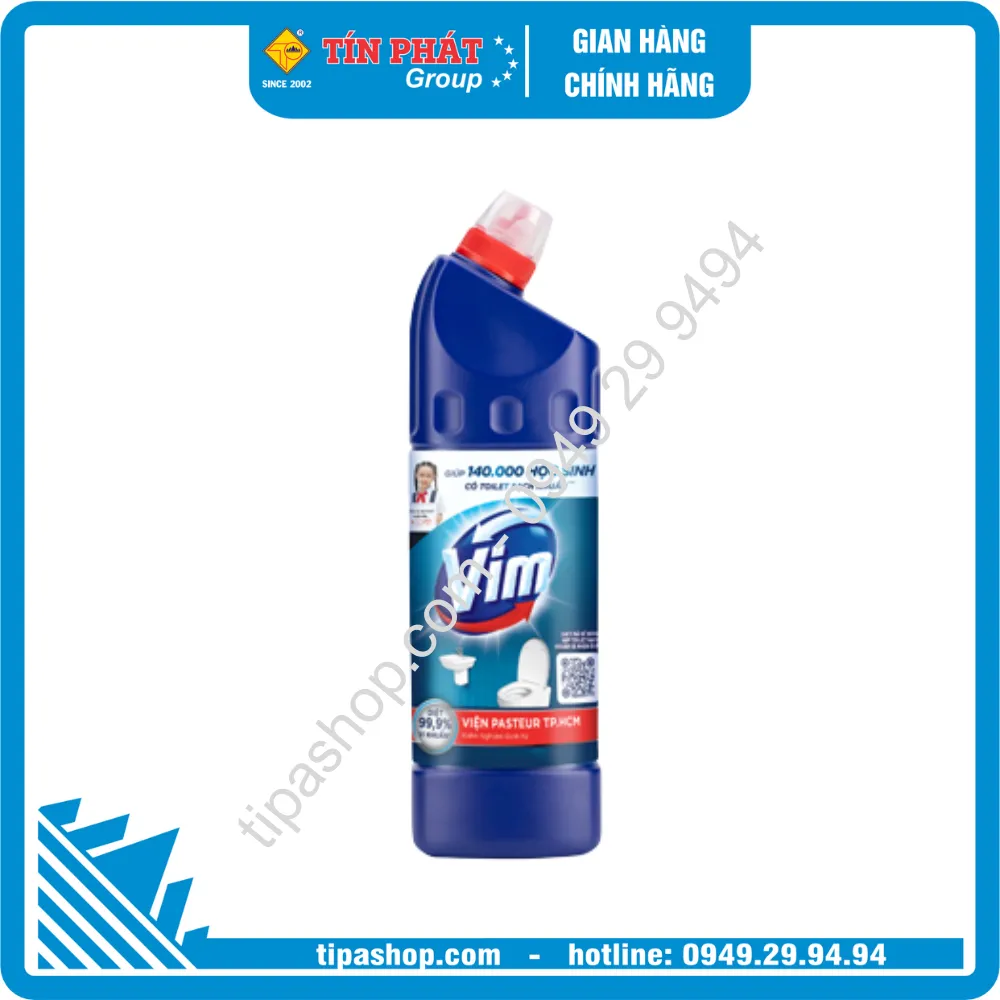 Nước tẩy bồn cầu Vim 880ml Diệt 99,9% Vi Khuẩn