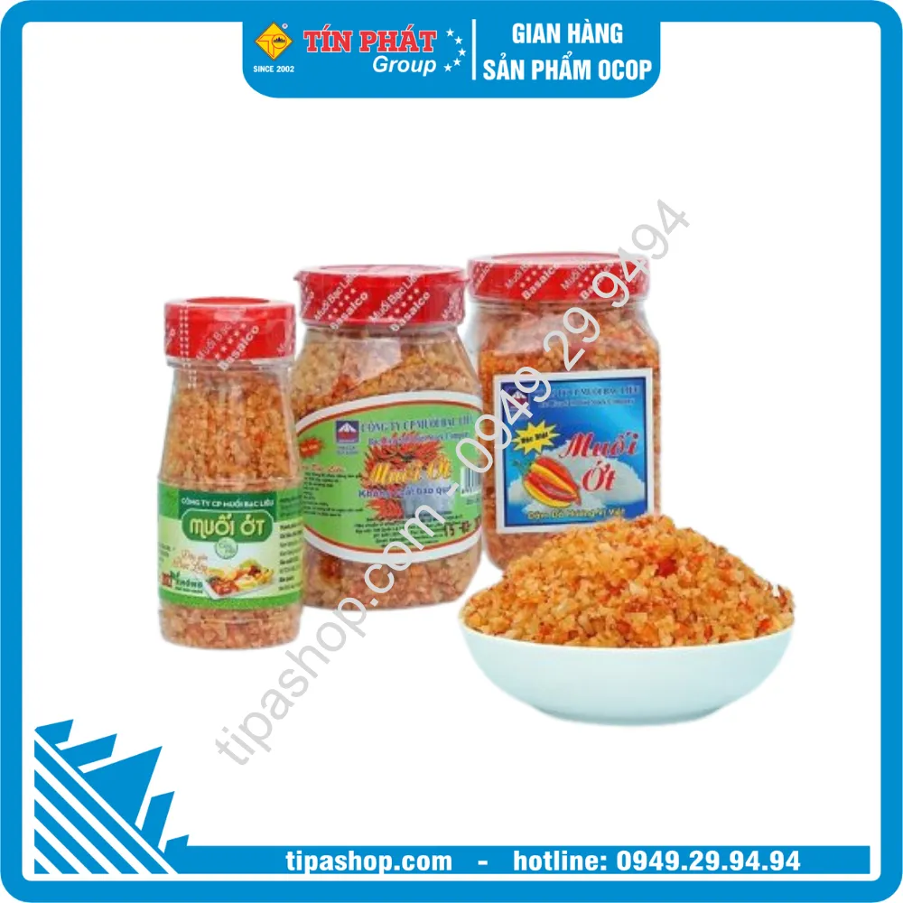 Muối ớt Bạc Liêu - Keo 200G