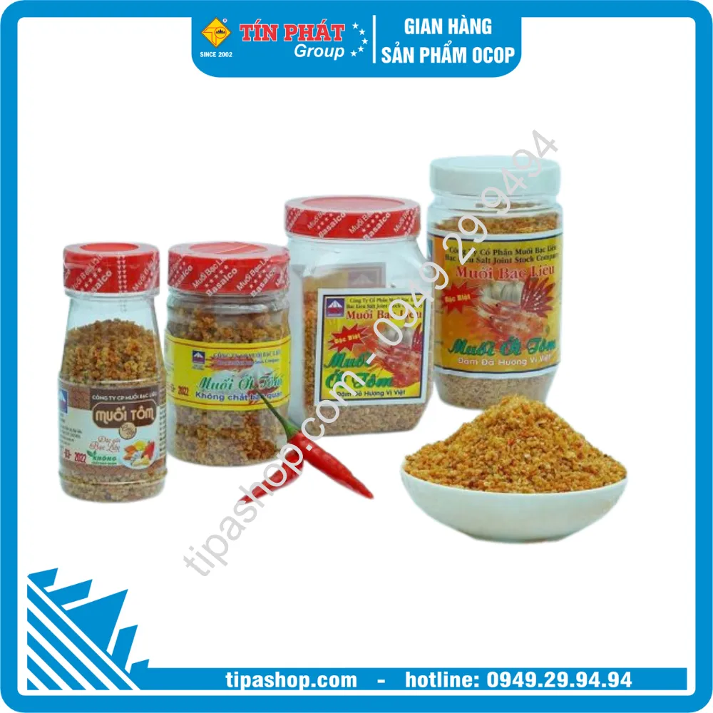 Muối ớt tôm Bạc Liêu - Keo 100G