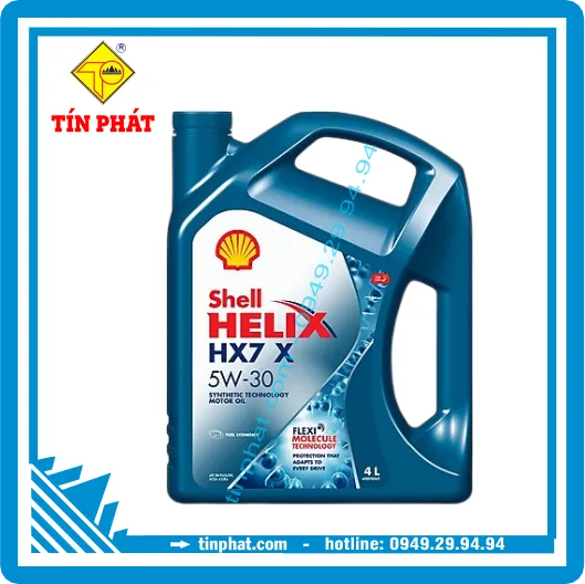 Nhớt Shell HELIX HX7 X 5W30 _ SNPLUS