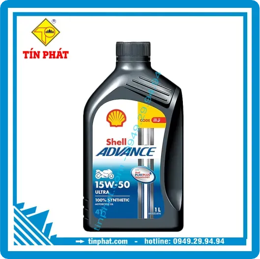 Nhớt Shell Advance ULTRA 15W50 SN MA2 1L