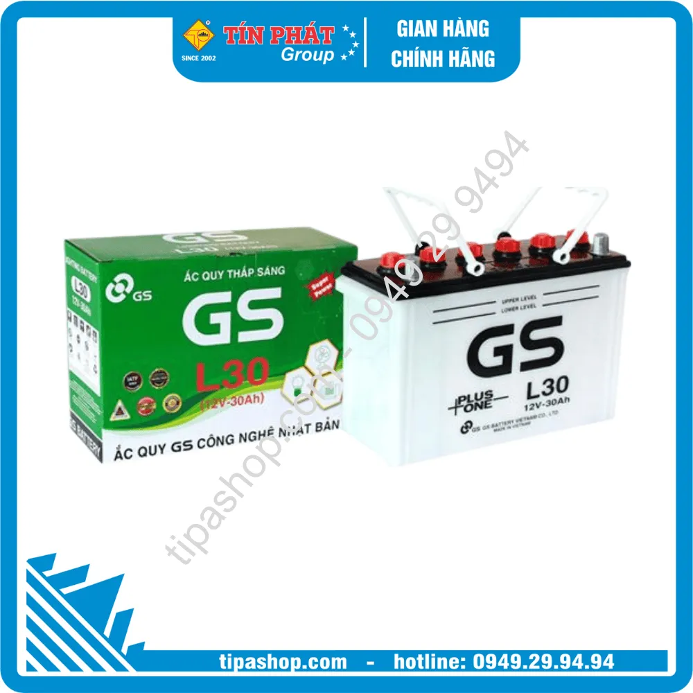 Bình Ắc Quy GS dân dụng L30
