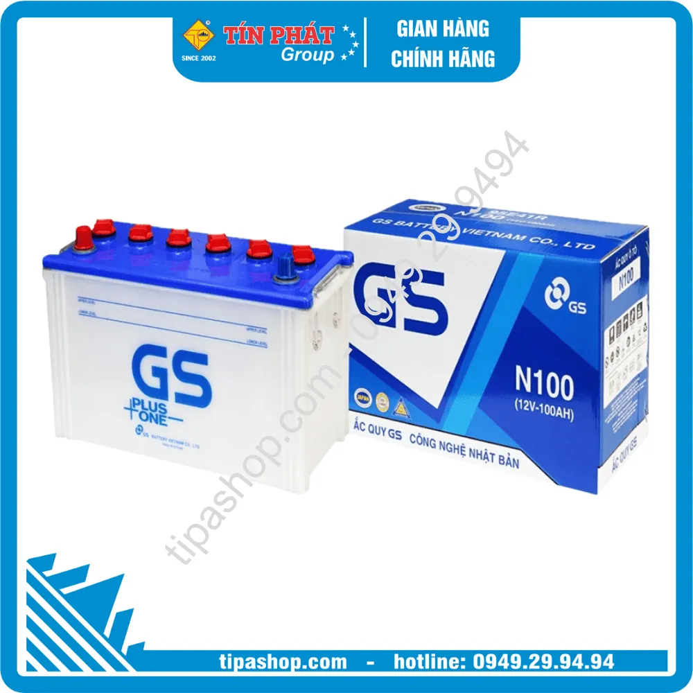 Bình ắc quy GS N100 
