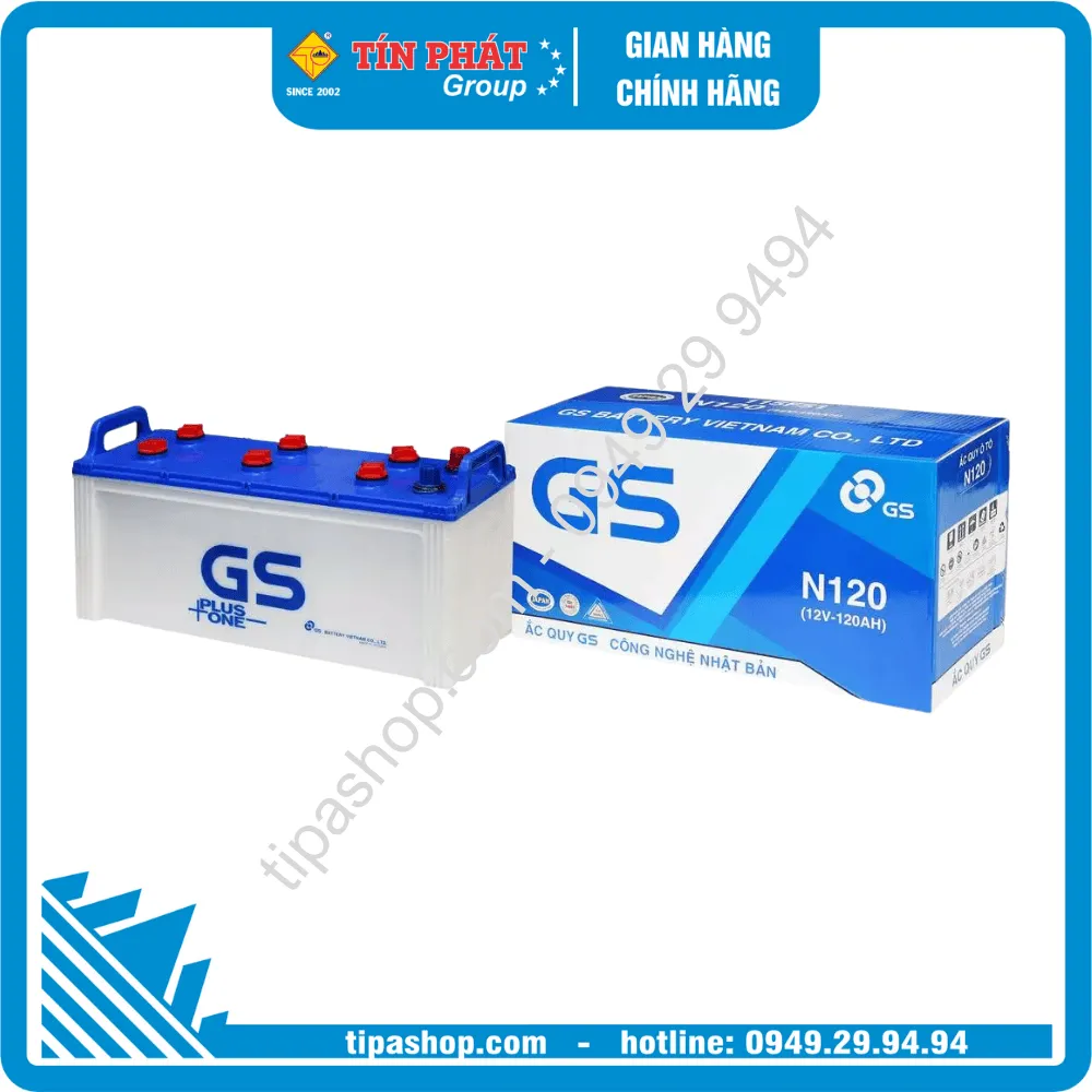 Bình ắc quy GS N120 