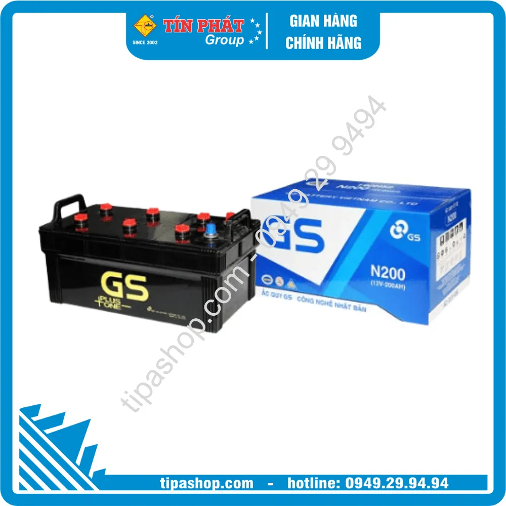 Bình ắc quy GS N200 