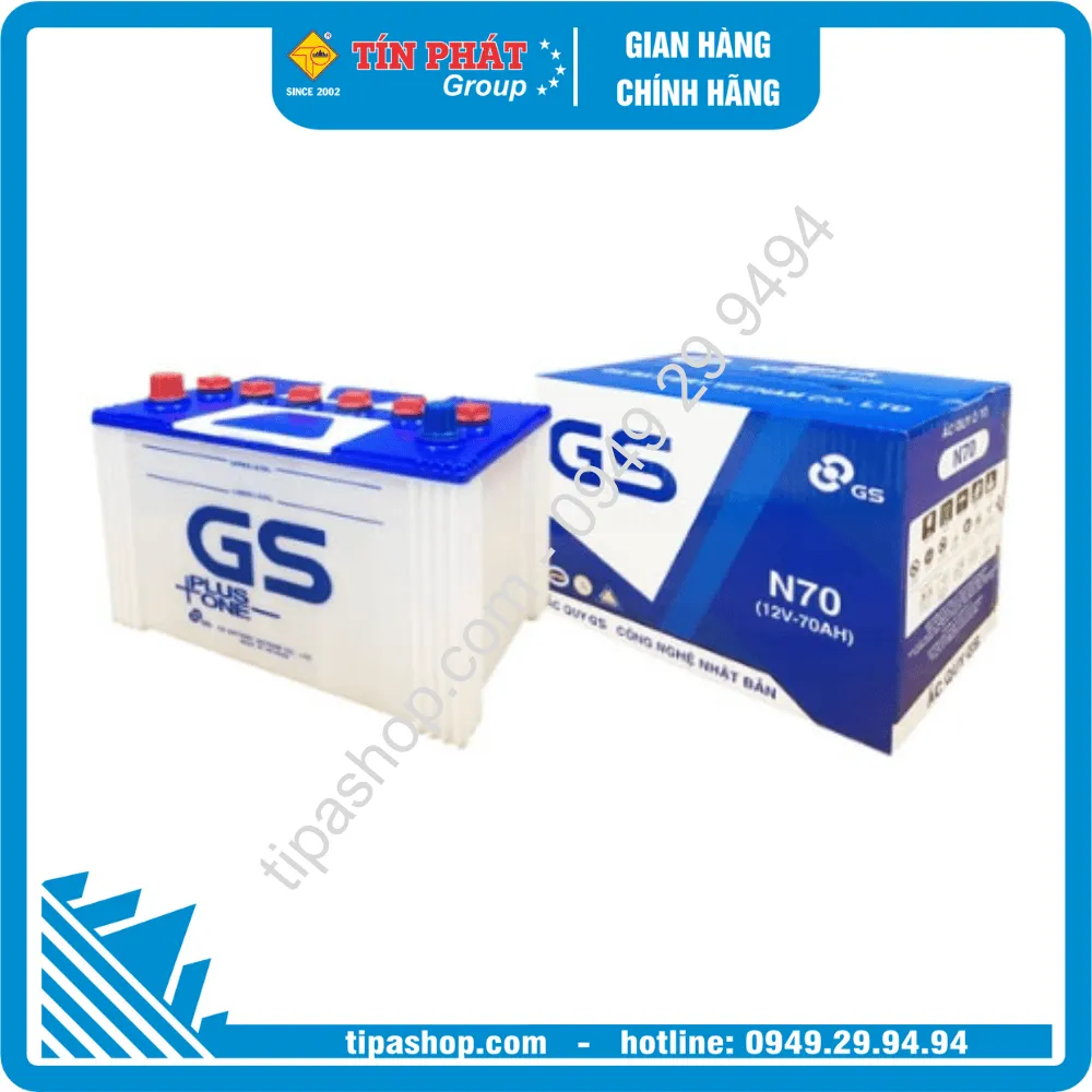 Bình ắc quy GS N70 
