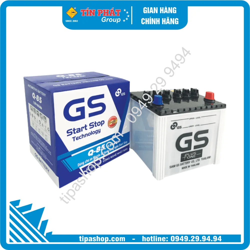 Bình ắc quy GS Q85-MF 