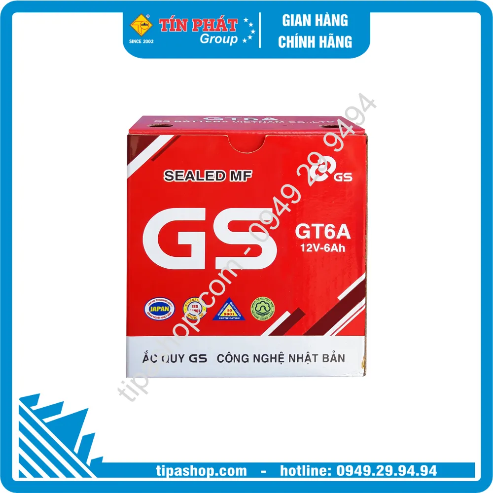 Bình khô GT6A  Đỏ (GS)