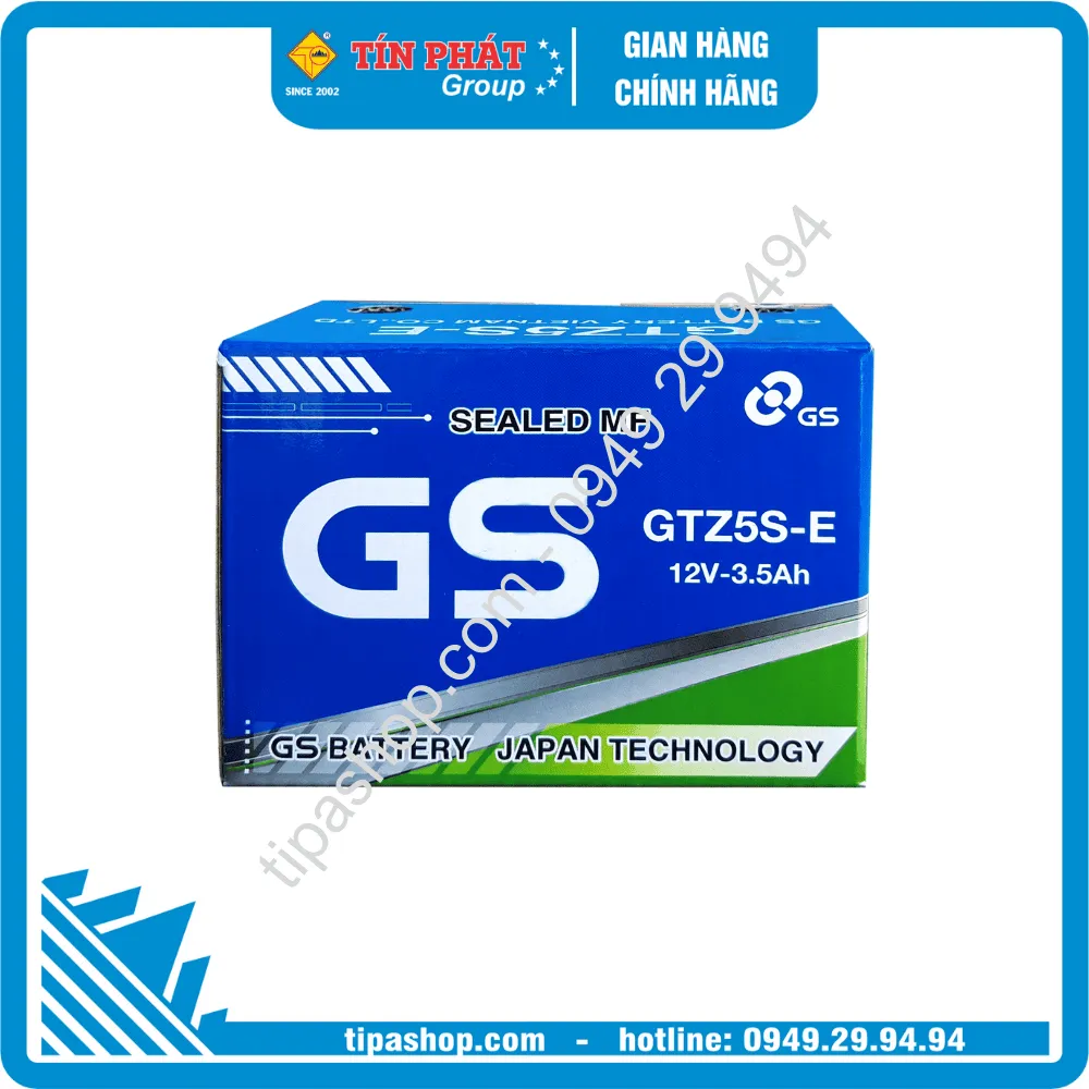 Bình ắc quy khô GS GTZ5S-E 