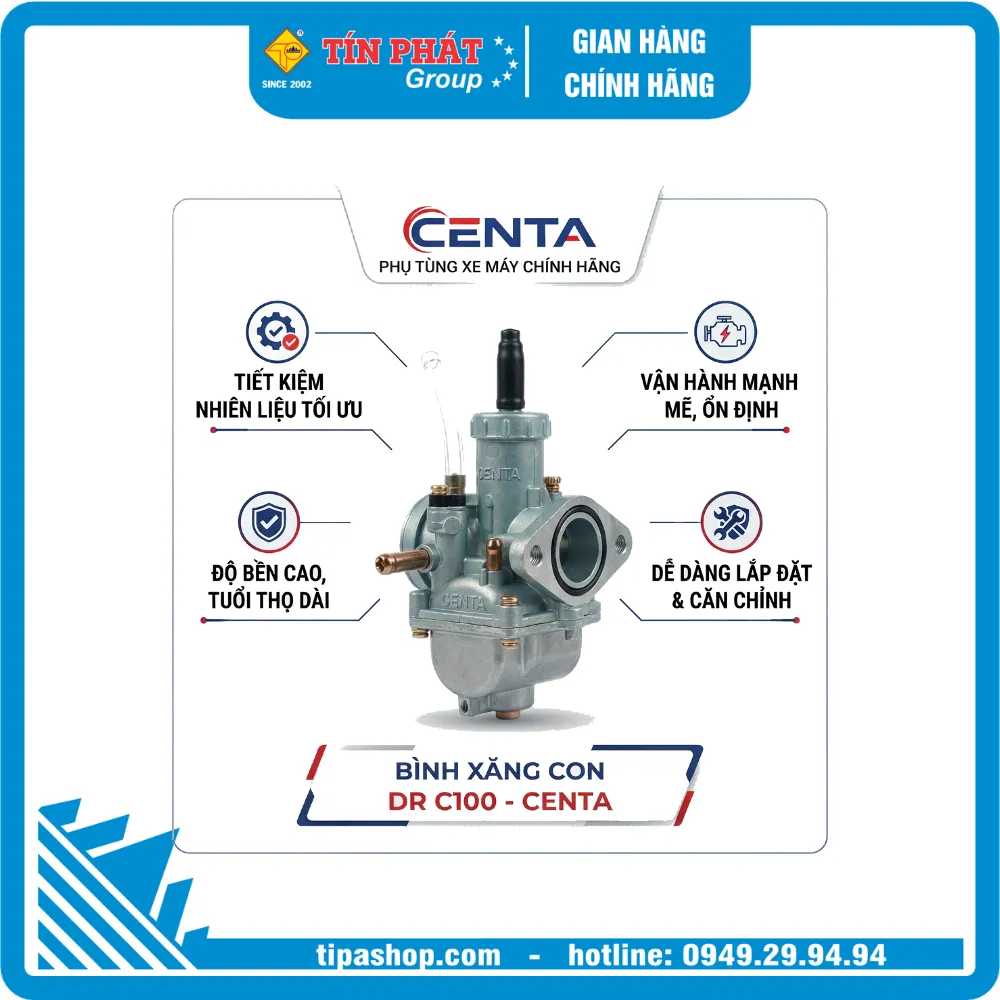 Bình xăng con DR C100 - CENTA
