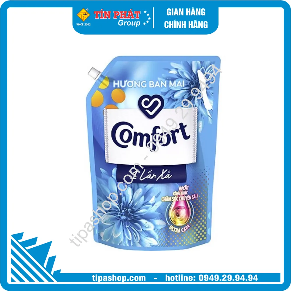 COMFORT Đậm Đặc 1 Lần Xả Hương Ban Mai 1.2L/9 túi