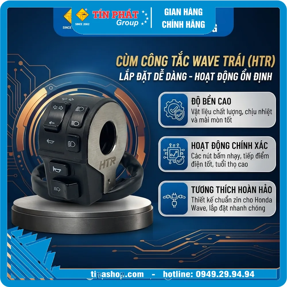 Cùm công tắc Wave trái (HTR)