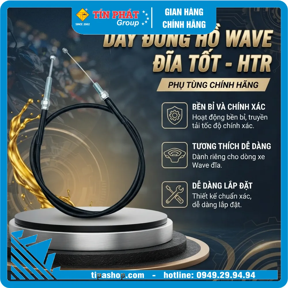 Dây đồng hồ Wave đĩa tốt - HTR