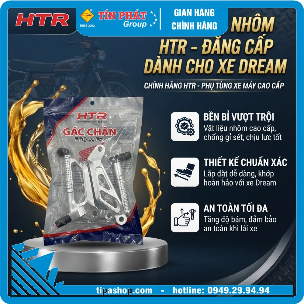 Gác chân nhôm Dr túi HTR