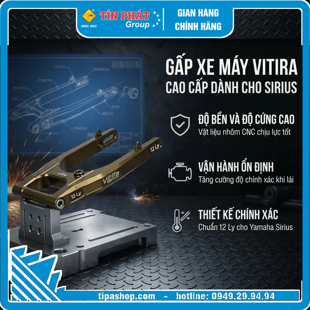 Gấp Sirius bịch vàng (Vitifa) 12 Ly