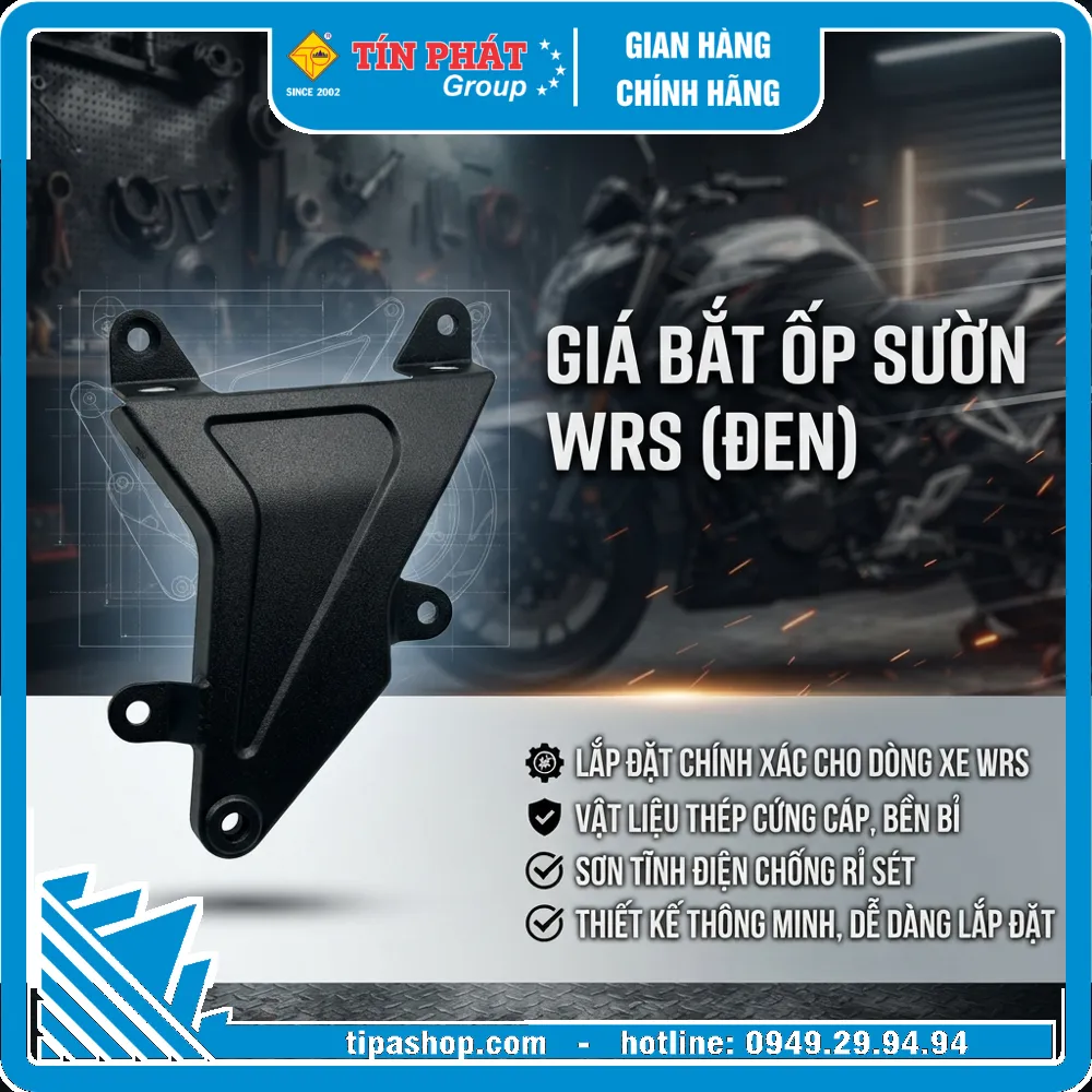 Giá bắt ốp sườn WRS (đen)(Cốp)