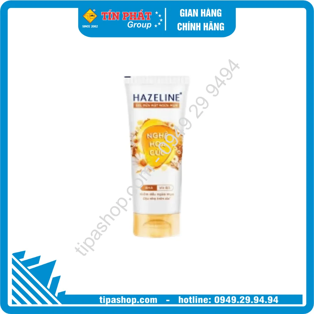 Hazeline sữa rửa mặt nghệ hoa cúc 50g