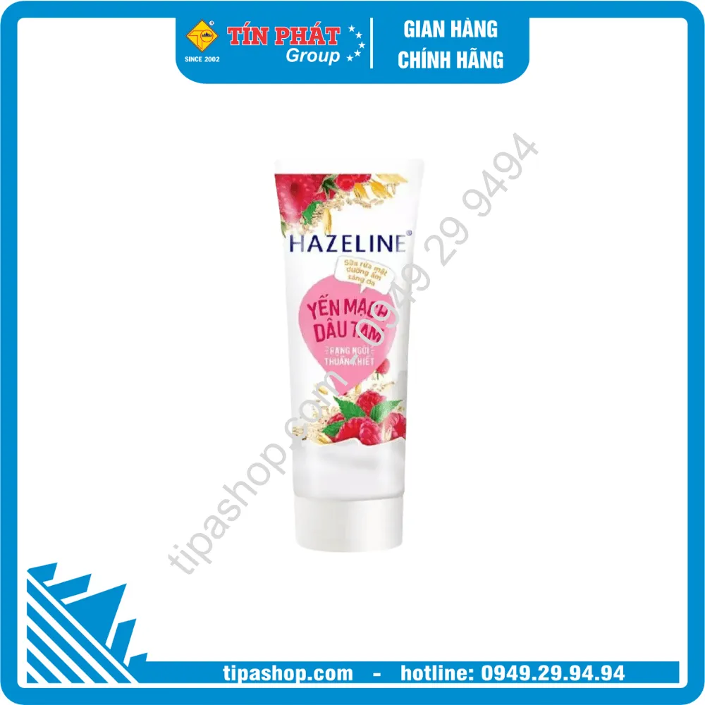 Hazeline sữa rửa mặt yến mạch & dâu tằm 100g