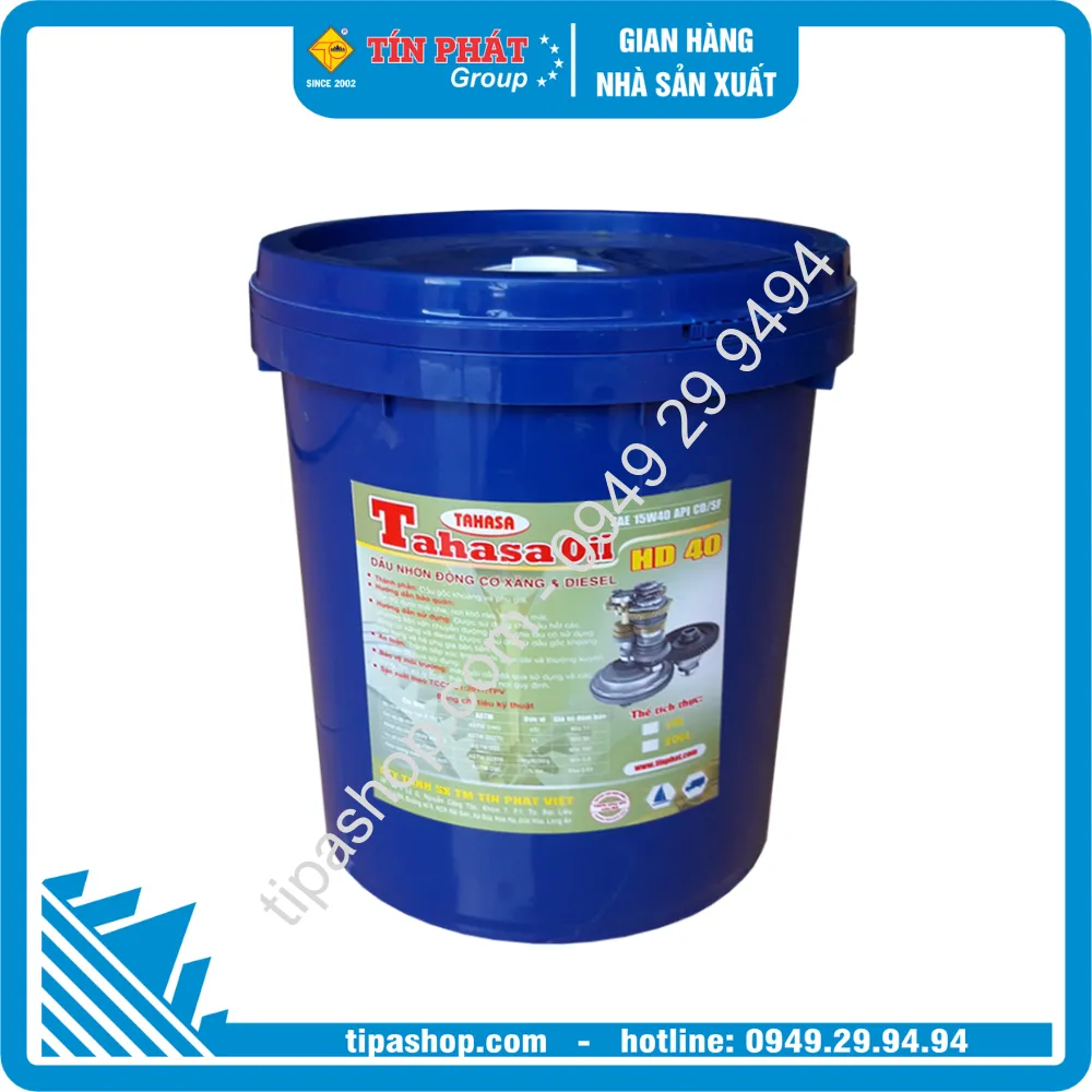 Nhớt Tahasa HD 40 -18L
