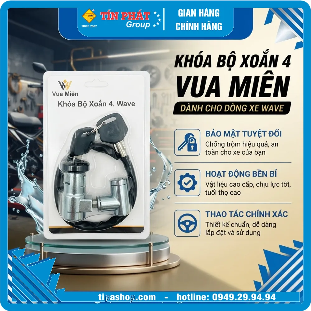 Khóa Bộ Xoắn 4. Wave (Bịch trắng) - Vua Miên