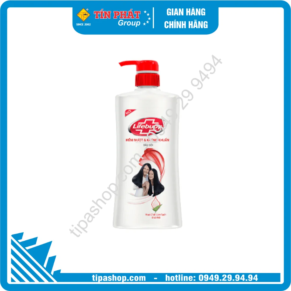 Lifebuoy dầu gội mềm mượt và kháng khuẩn 640g