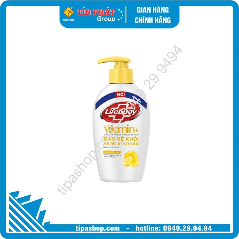 LIFEBUOY nước rửa tay chanh khử mùi 180g
