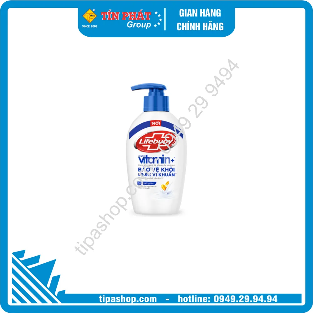 LIFEBUOY nước rửa tay sữa dưỡng ẩm 180g