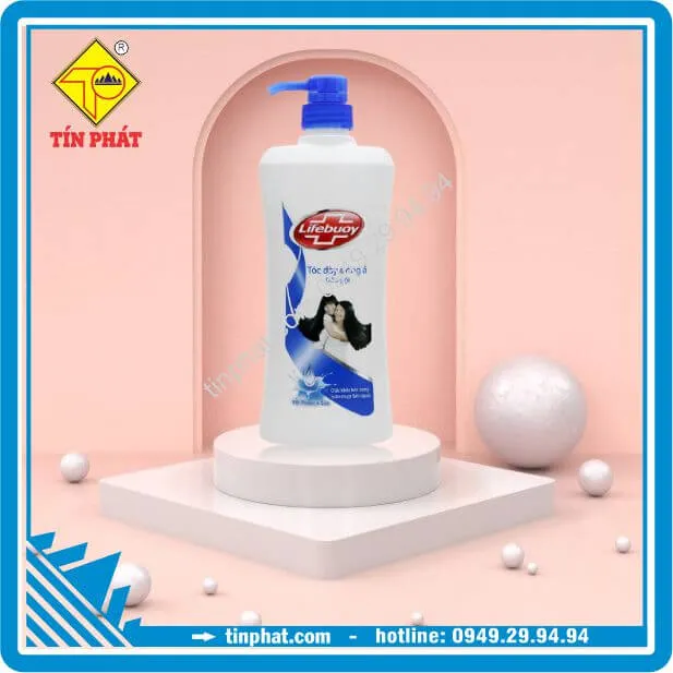 Dầu Gội Lifebuoy Tóc Dày Óng Ả Chai 640g