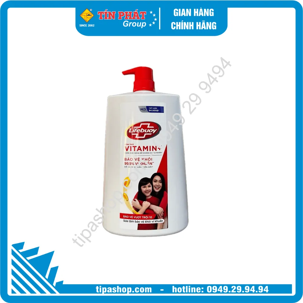 LIFEBUOY sữa tắm vượt trội 10 1.1kg