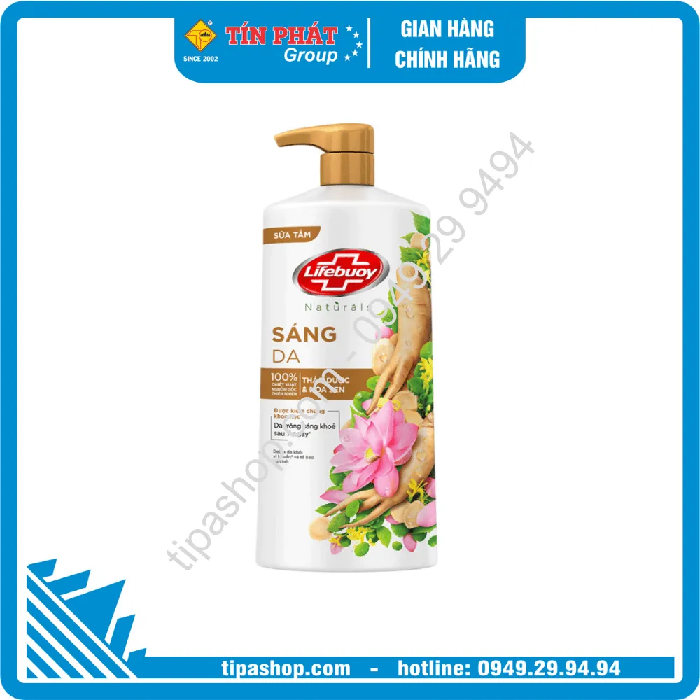 LIFEBUOY sữa tắm Thảo dược&Hoa sen 800g