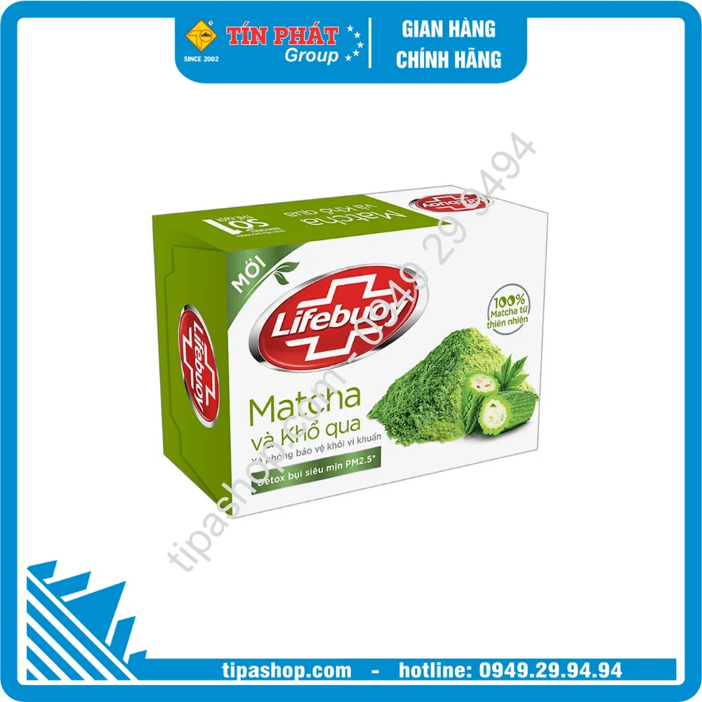 LIFEBUOY xà bông cục matcha và khổ qua 90g