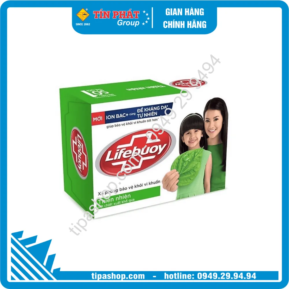 LIFEBUOY xà bông cục thiên nhiên 90g