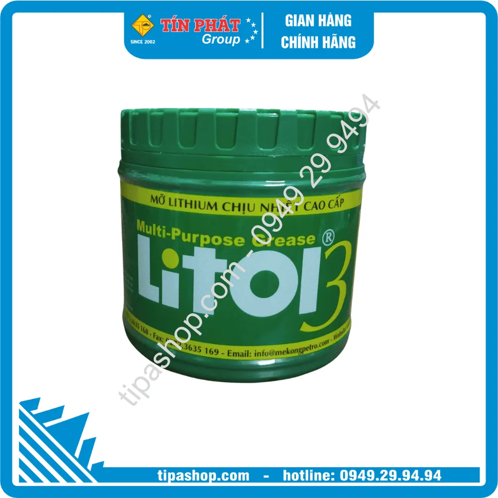 Mỡ  cao cấp Litol3 Hộp 400g 