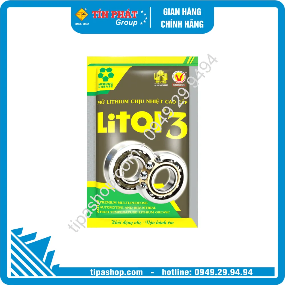 Mỡ cao cấp Litol 3 Bọc 800g