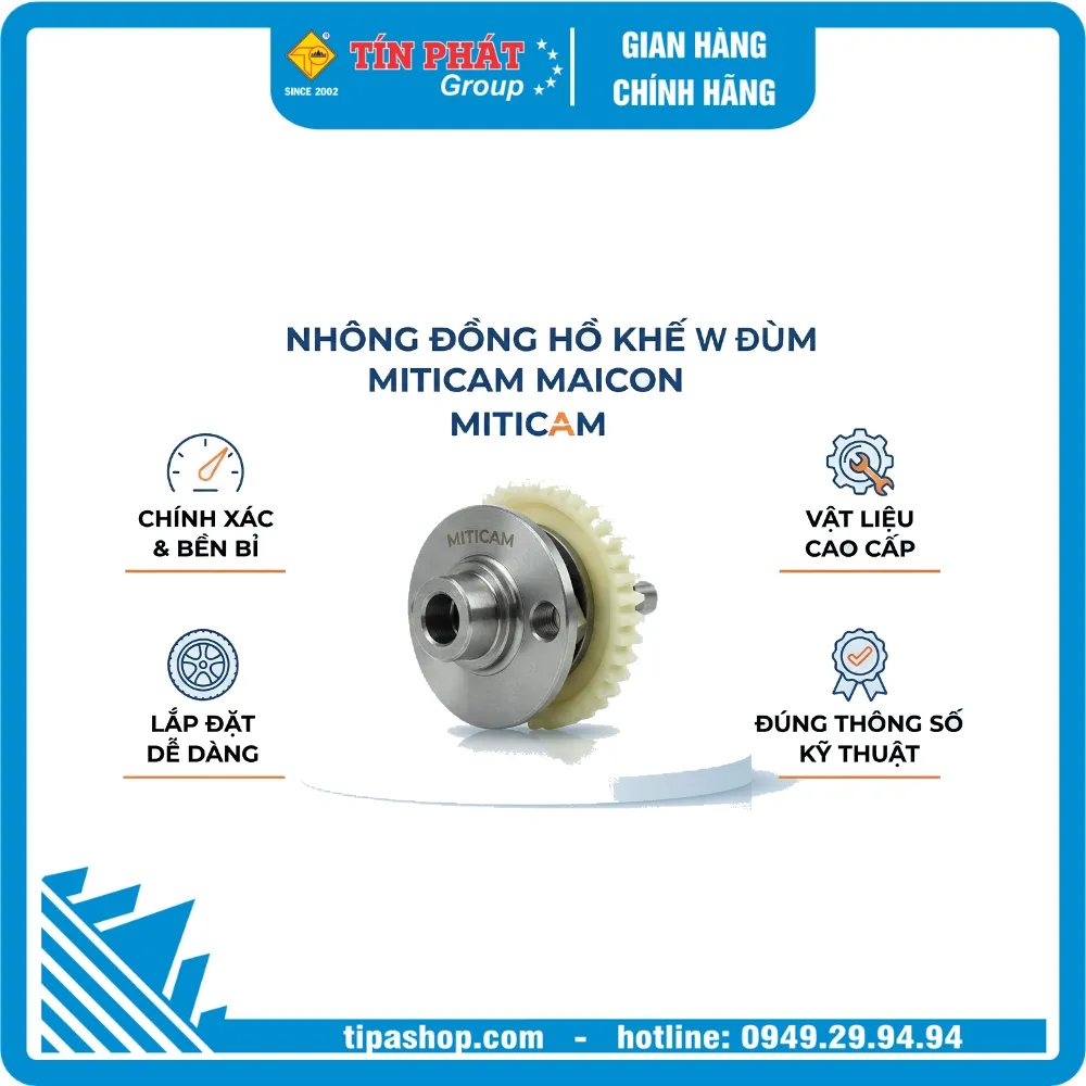 Nhông đồng hồ khế W đùm MITICAM MAICON