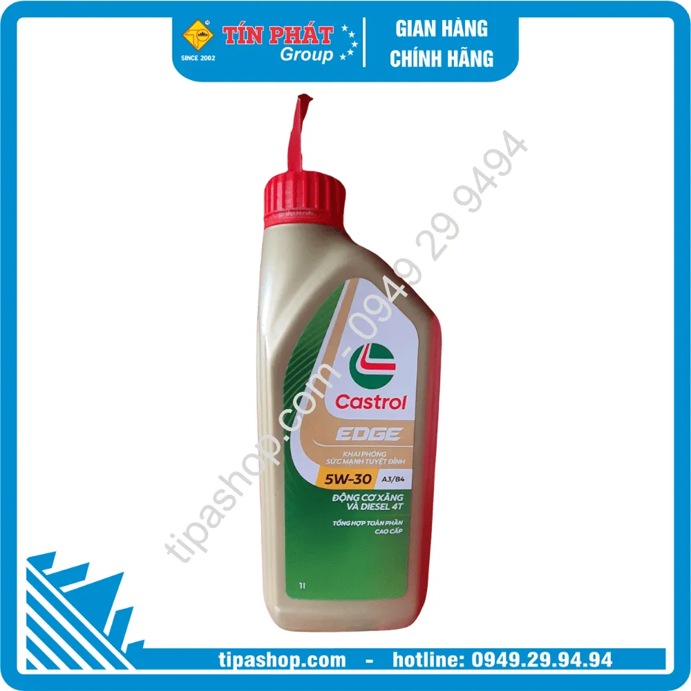 Nhớt Castrol EDGE 5W-30 A3B4 (1L)