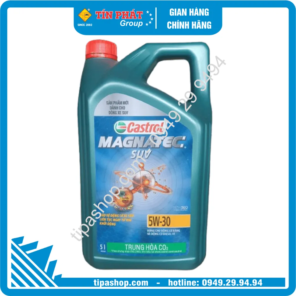 Nhớt Castrol MAGNATEC SUV 5W30 (5L)