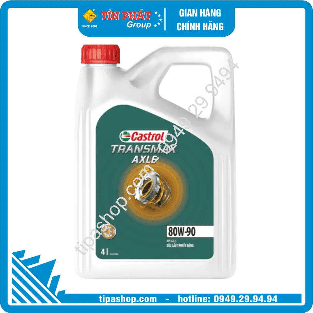 Nhớt Castrol Transmaxx Axle 80W-90 (4L)
