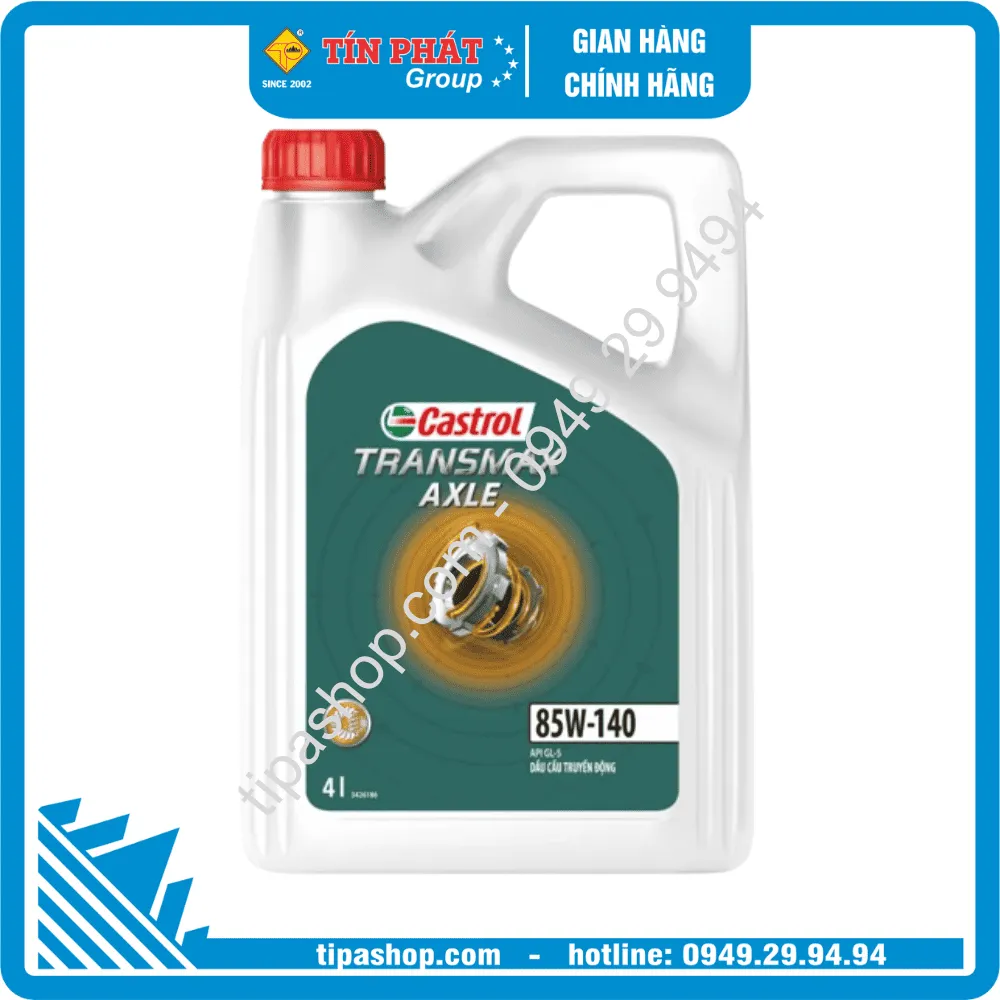 Nhớt Castrol Transmaxx Axle 85W-140 (4L)