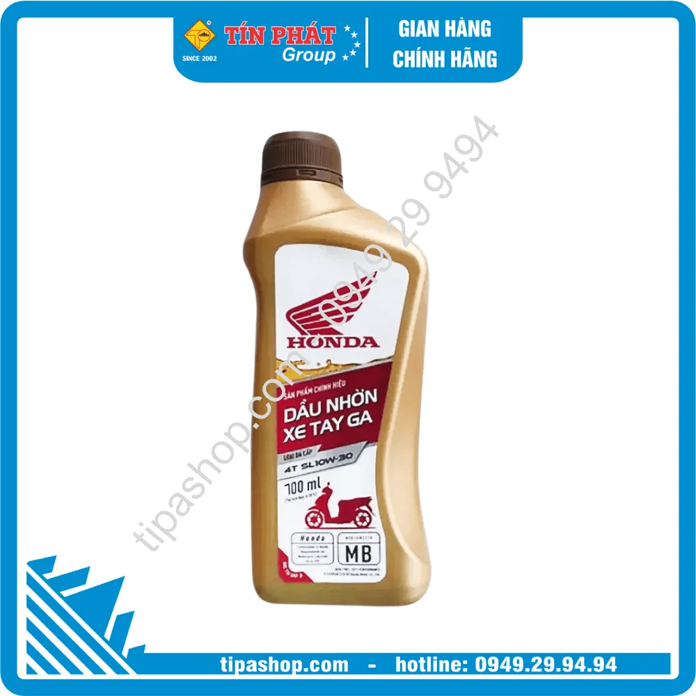 Nhớt Honda tay ga 10W30 (0,7 Lít)