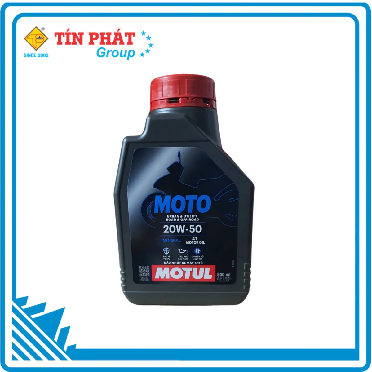 Nhớt MOTUL MOTO 4T 20W50 0.8L