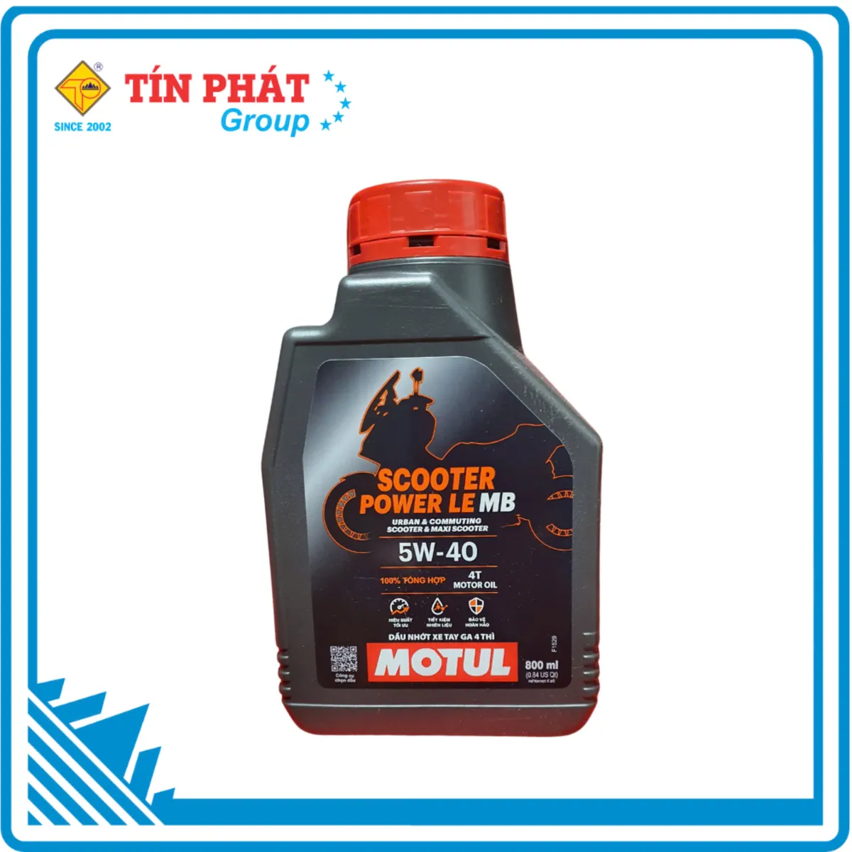 Nhớt MOTUL SCOOTER POWER LE 4T 5W40 0.8L