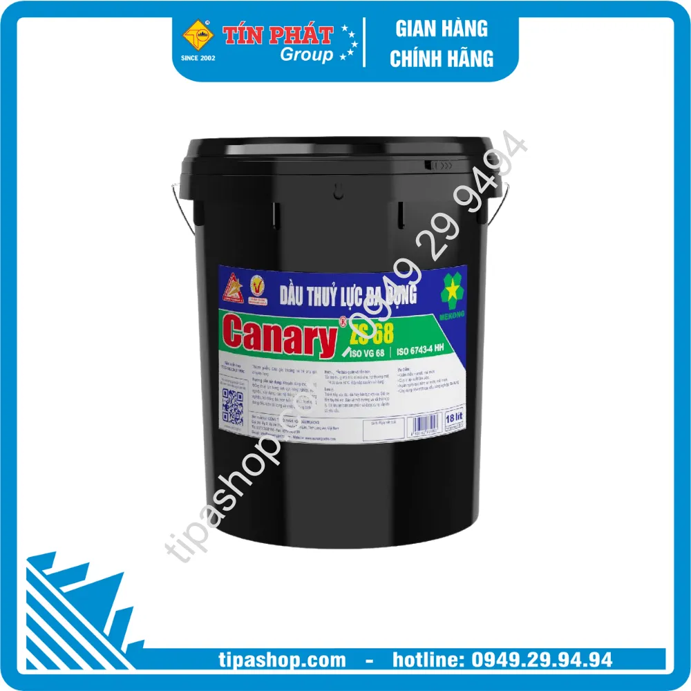 Nhớt thủy lực  Canary ZS 68 (18L)