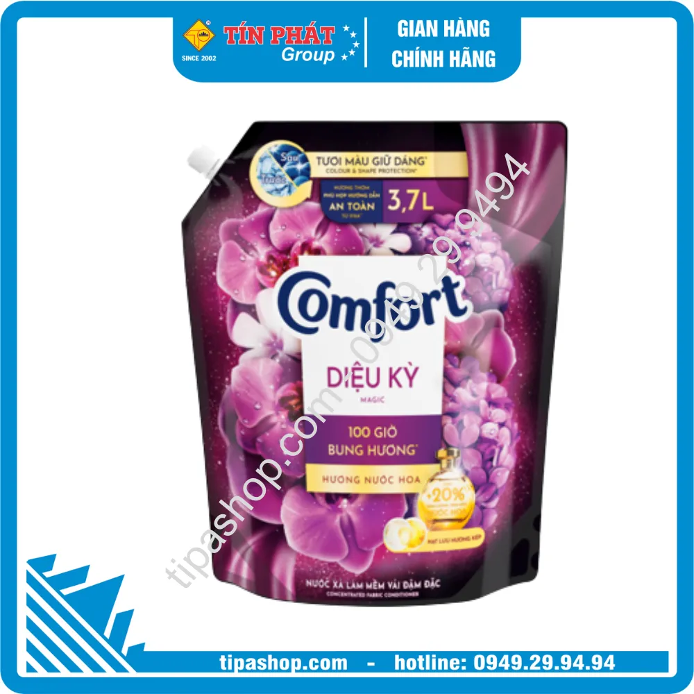 Nước xả vải Comfort Thiên nhiên Diệu Kỳ 3.7L